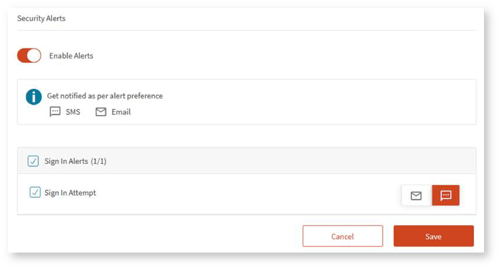security alerts