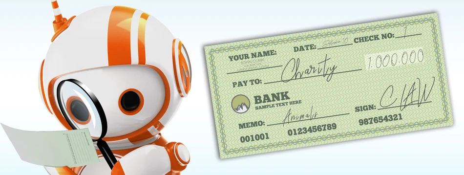 Robix Checking Fake Check